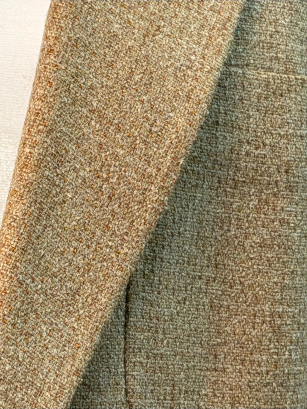 Halston Heritage Beige/Tan Two-Button Patch-Pocket Blazer